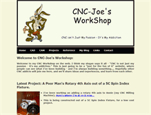 Tablet Screenshot of cnc-joe.com